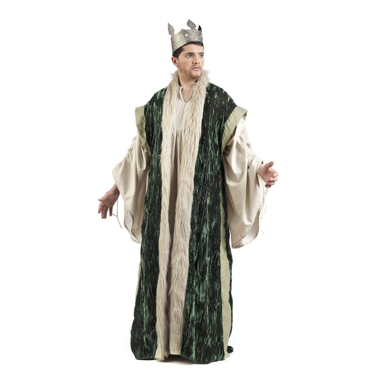 Cape roi vert homme