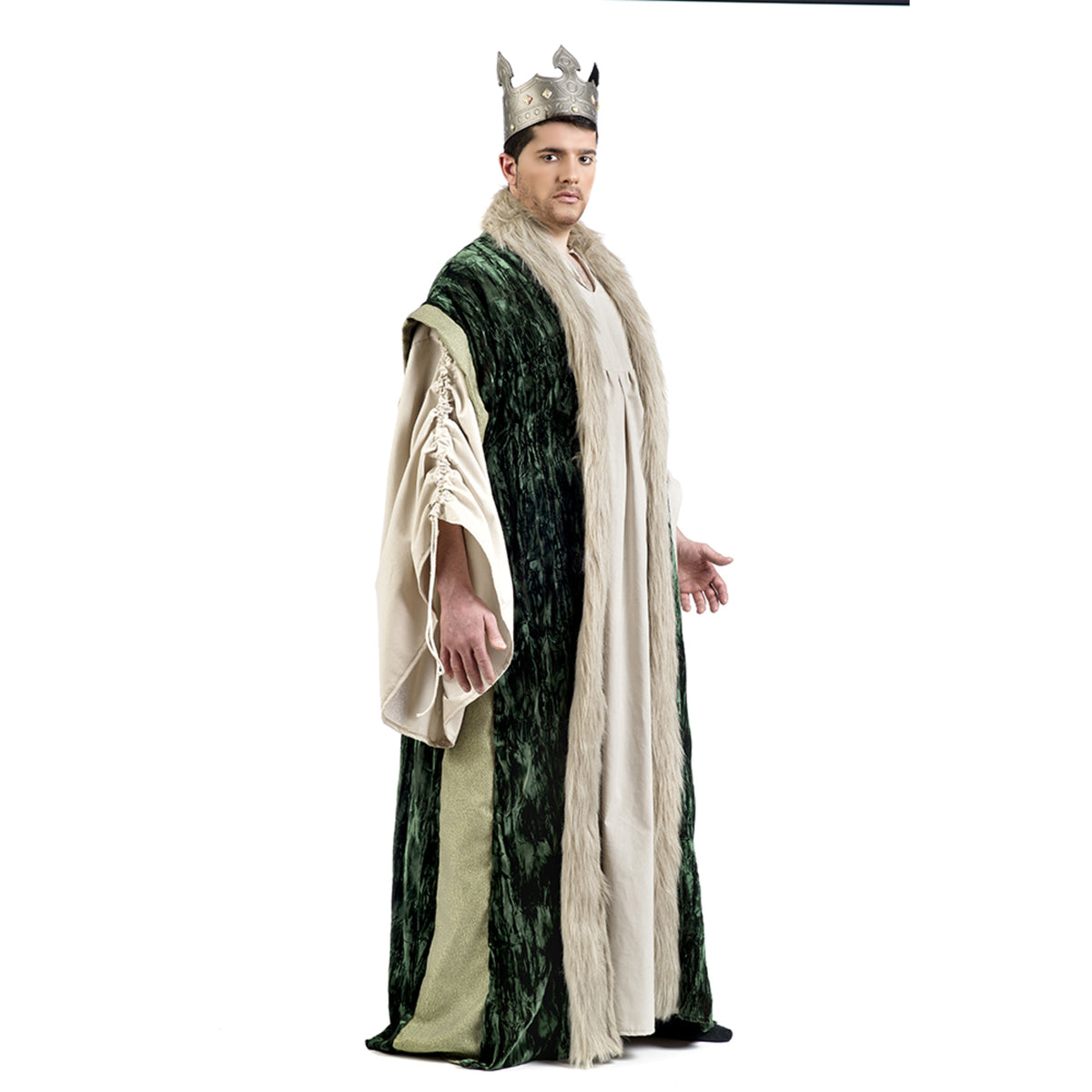 Cape roi vert homme
