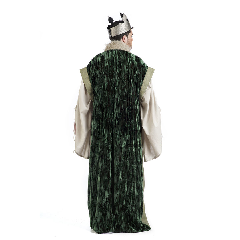 Cape roi vert homme