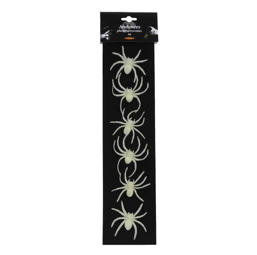 ARAIGNÉE PHOSPHORESCENTE X 6PC