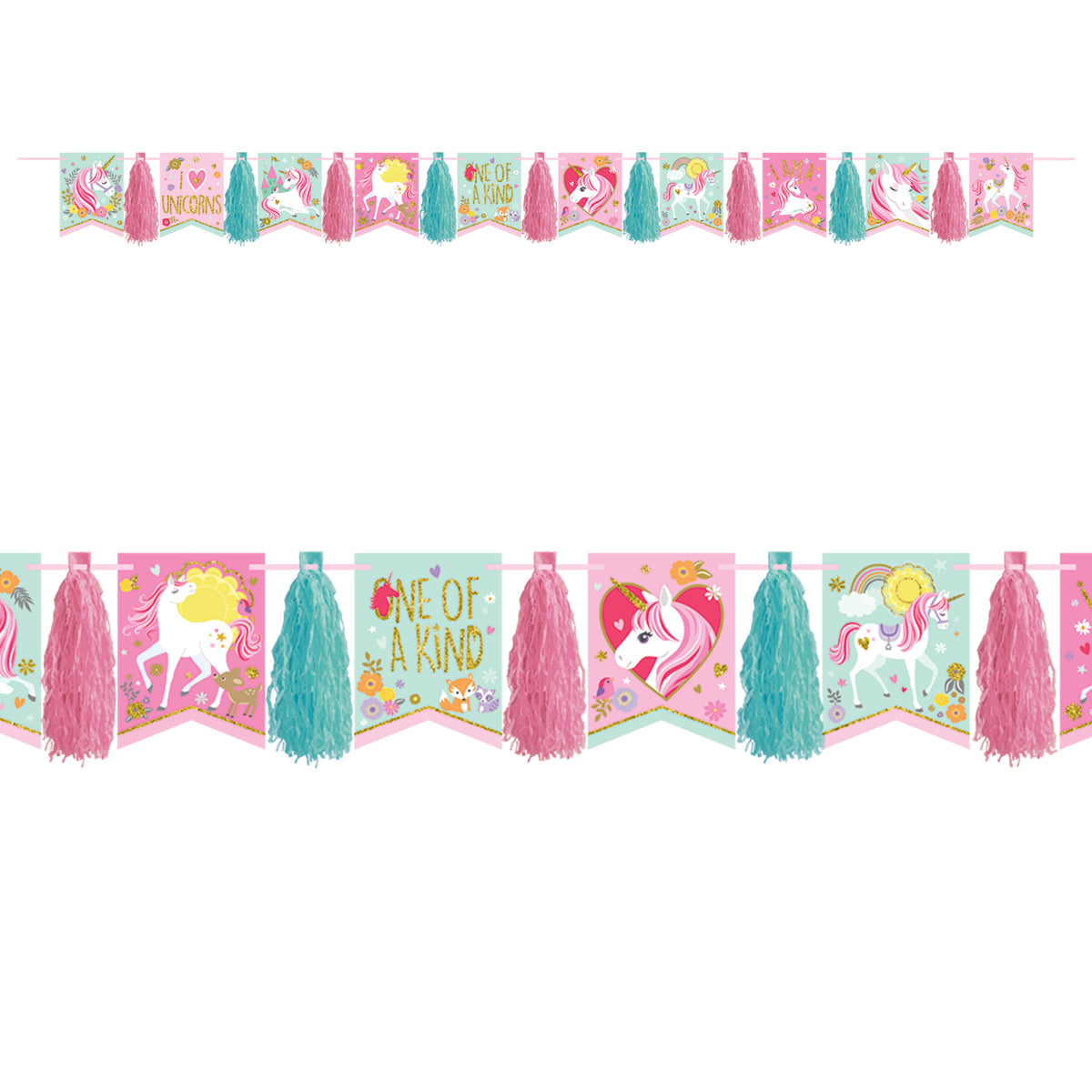 Guirlande princesse licorne