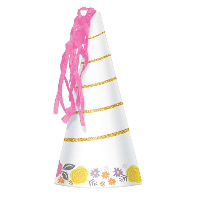 8 chapeaux de corne de licorne