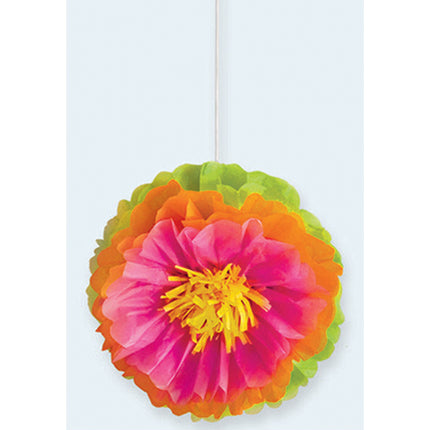 3 fleurs en papier décoratives