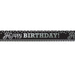 Affiche géante anniversaire noir blanc