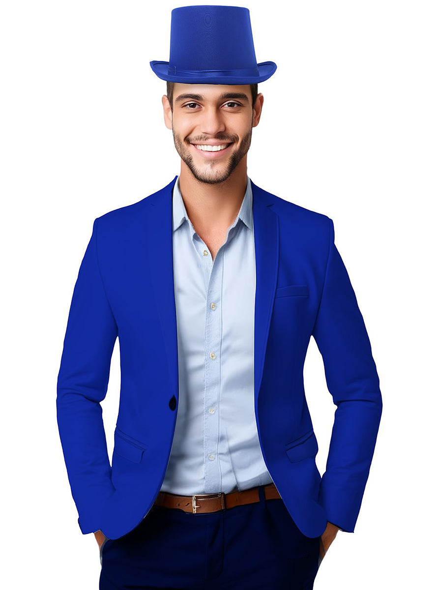 Chapeau élégant bleu adulte