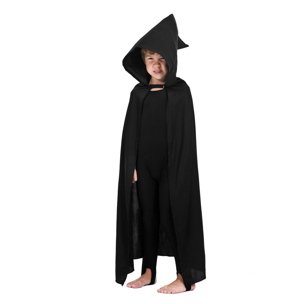 CAPE CAPUCHE NOIRE 95CM