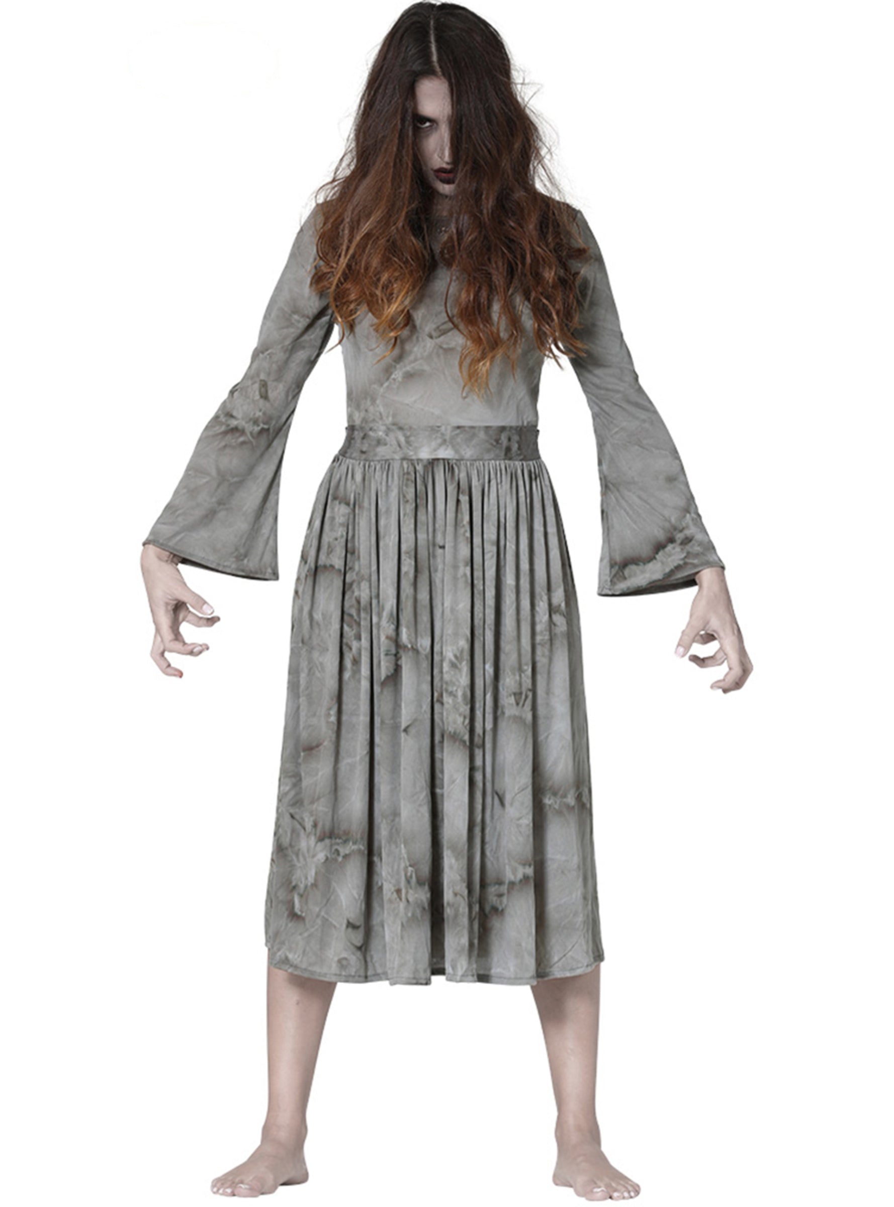 Déguisement zombie terrifiante femme