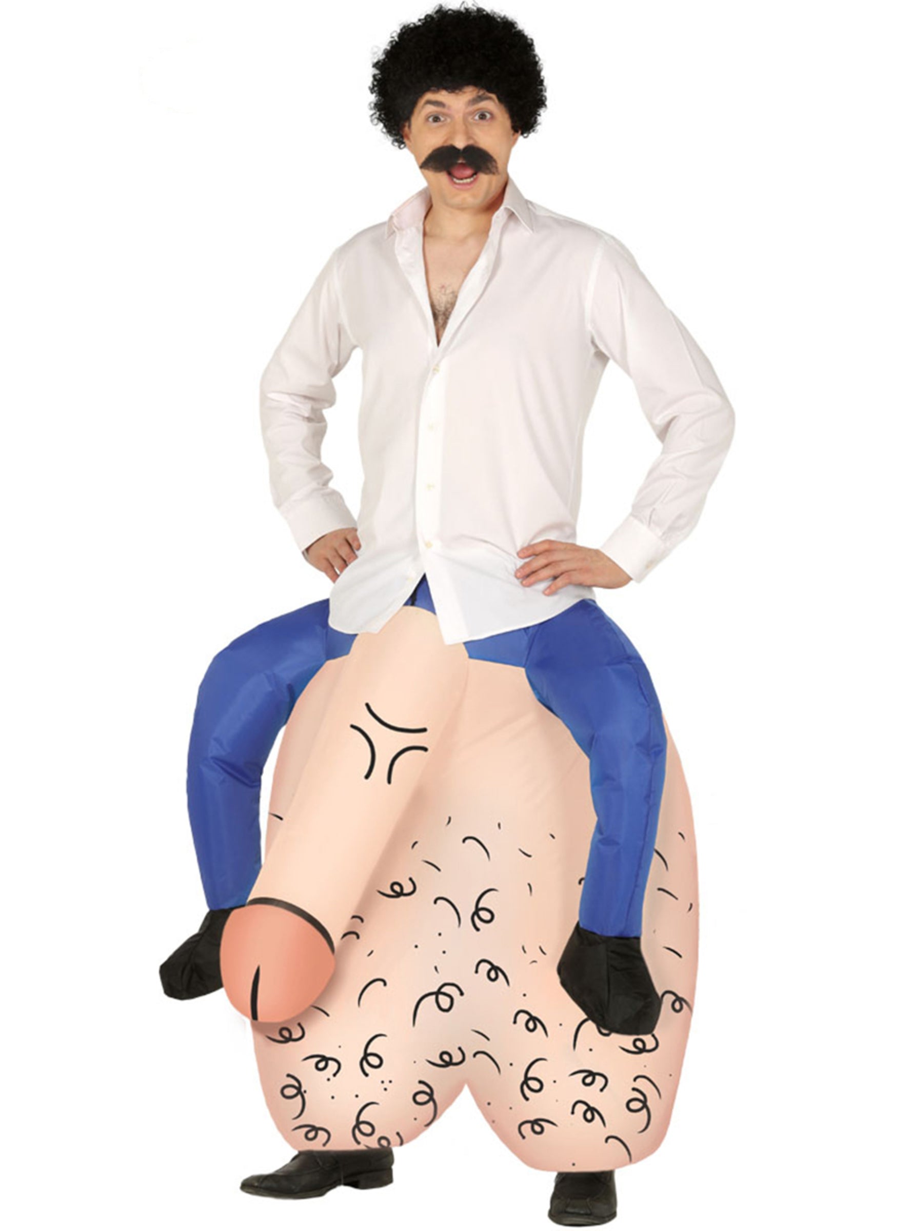 Déguisement porte-moi testicules et zizi homme