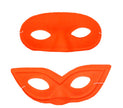 masque pvc loup néon fluo orange mix