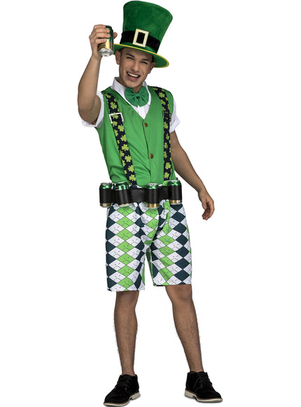 Déguisement leprechaun irlandais classique homme