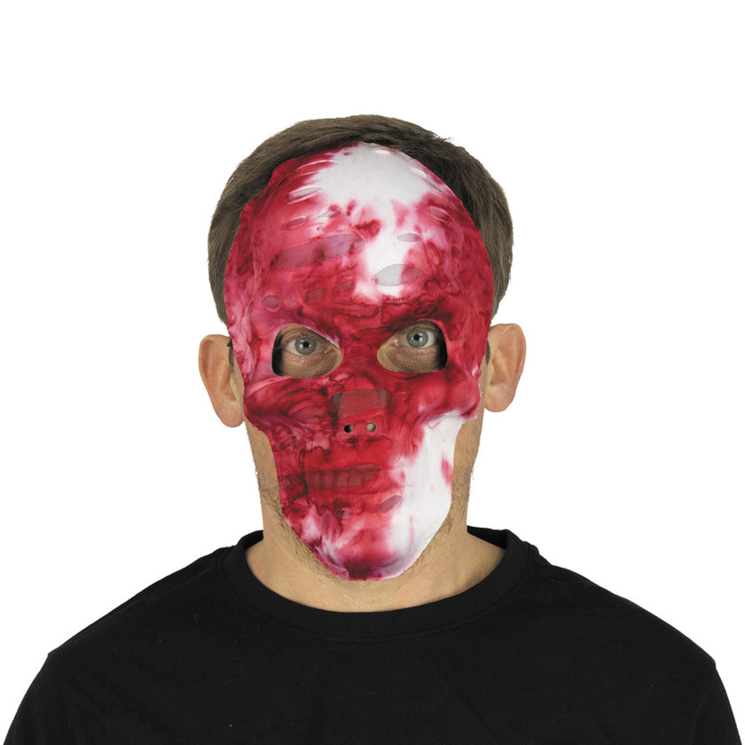 MASQUE TETE DE MORT ENSANGLANTEE