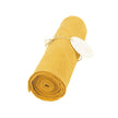CHEMIN DE TABLE GAZE DE COTON JAUNE CURRY 300X30CM