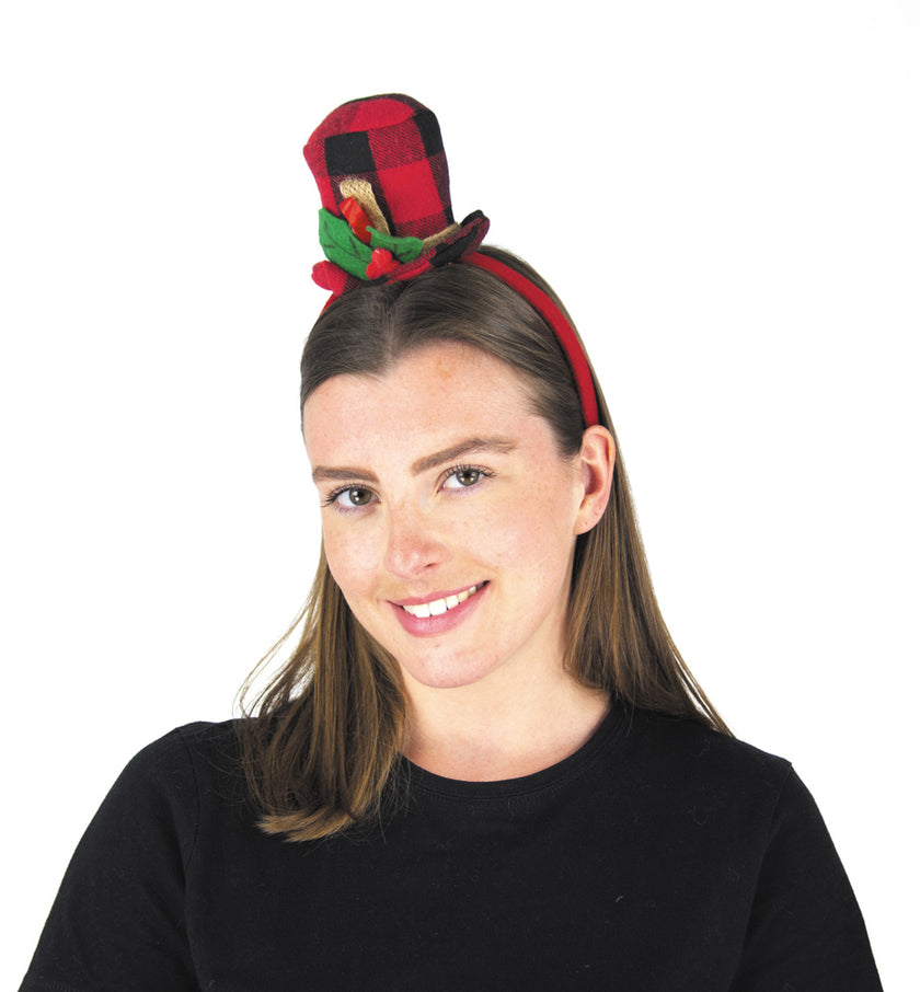 SERRE TETE CHAPEAU TARTAN