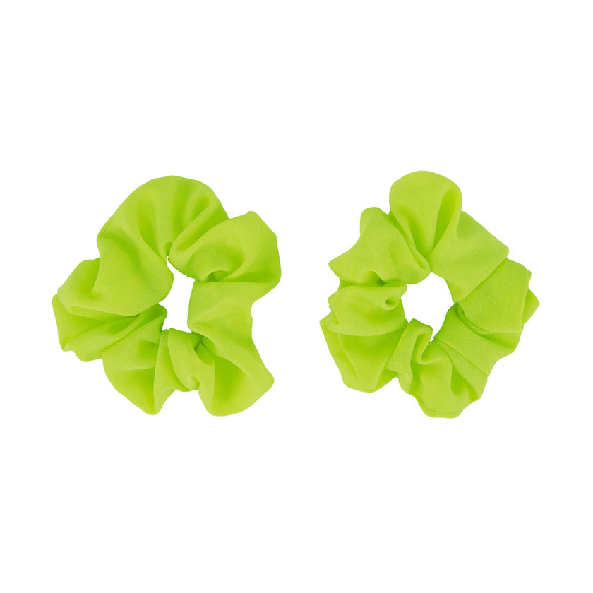 CHOUCHOUS VERT FLUO x2