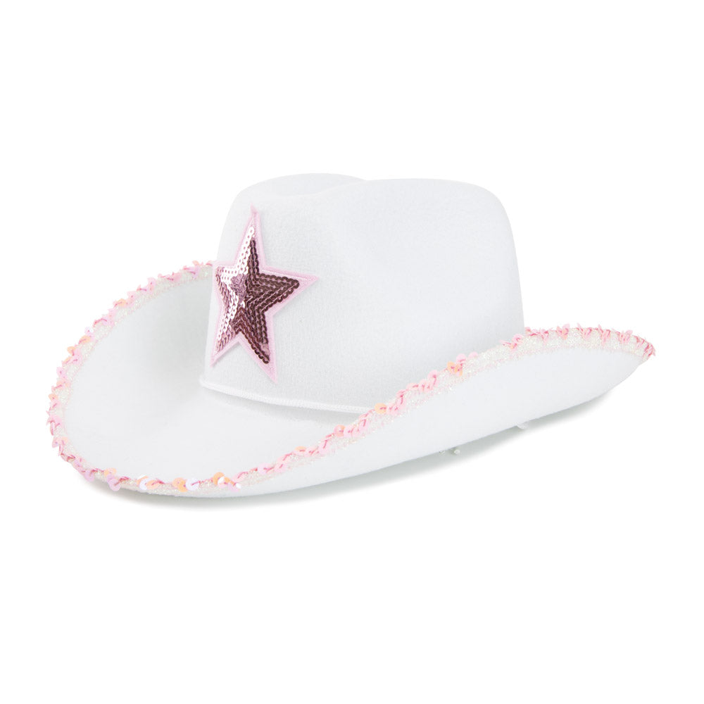 CHAPEAU COWGIRL PINK STAR