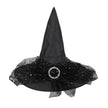 CHAPEAU SORCIERE AVEC BROCHE