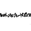 GUIRLANDE FEUILLE D'ERABLE NOIRE