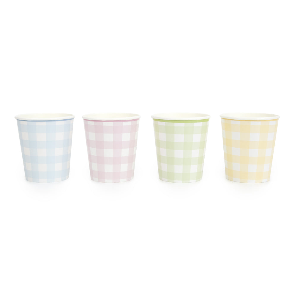 GOBELETS 200ML VICHY PASTEL 4 COUL ASSX 8
