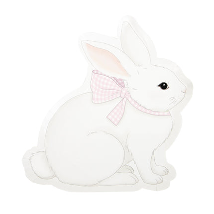 Assiettes mon lapin pastel 4 coul ass  23cm x 8