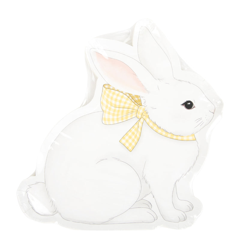 ASSIETTES MON LAPIN PASTEL 4 COUL ASS  23CM X 8