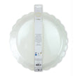 ASSIETTES FESTONNEES FLEUR BLEUE  XXL 30.5CM  X 8
