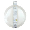 ASSIETTES FESTONNEES FLEUR BLEUE 25 CM X 8