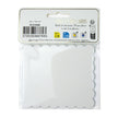 MARQUE-PLACES FESTONNES FLEUR BLEUE X 8PCS