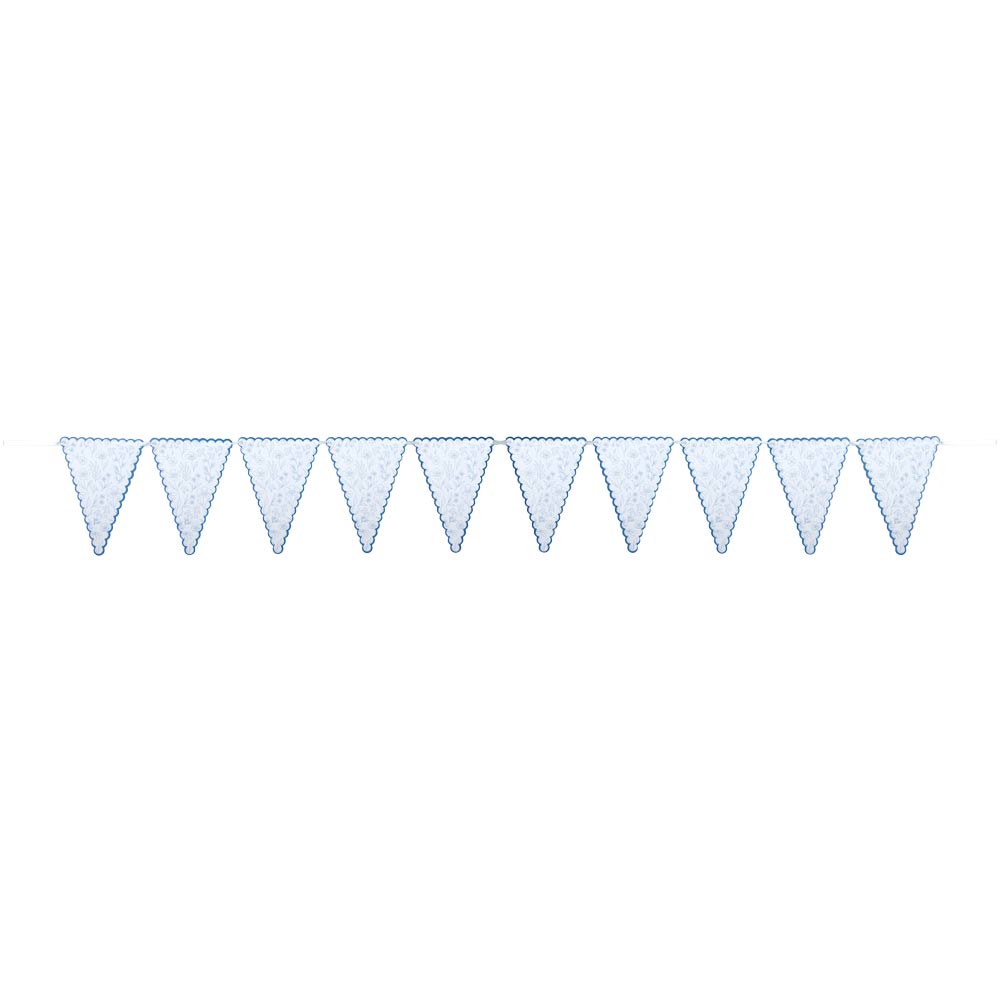 GUIRLANDE FANIONS FLEUR BLEUE 3M