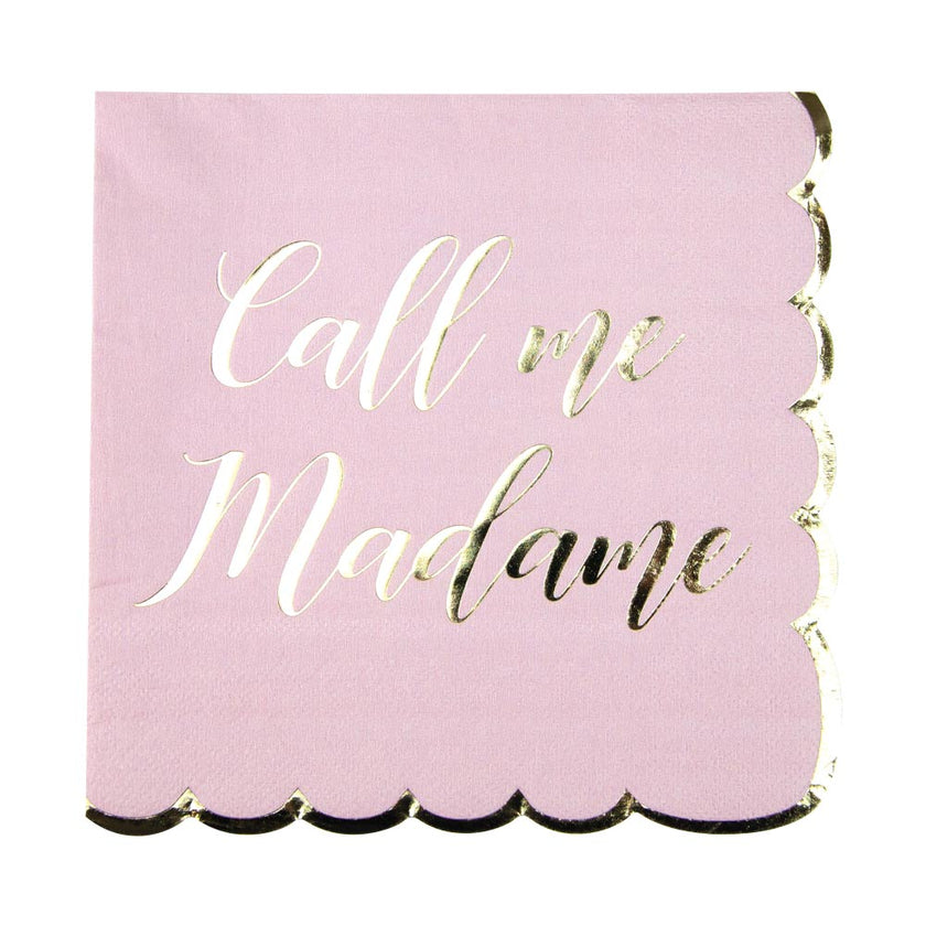 SERVIETTES FESTONNEES 33X33CM 