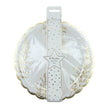 ASSIETTES FESTONNEES 23CM FOUGERE WHITE X 8