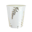 GOBELETS FESTONNES 200ML FOUGERE WHITE X 8
