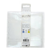 SERVIETTES FESTONNEES 33X33CM FOUGERE WHITE X 16