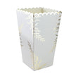 BOITES A POP-CORN FOUGERE WHITE X 8