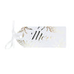 ETIQUETTES CADEAUX FOUGERE WHITE X 10