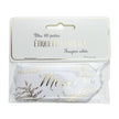ETIQUETTES CADEAUX FOUGERE WHITE X 10