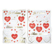 STICKERS COEURS X 60PCS