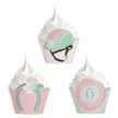 CUPCAKE WRAPPERS CHEVAL X 6