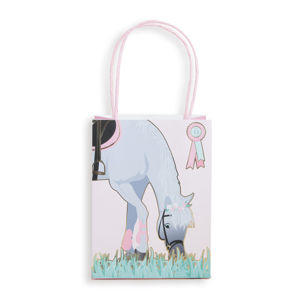 SACS PAPIER CHEVAL X 4