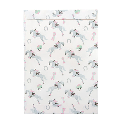 POCHETTES PAPIER CHEVAL X 8PCS