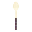 PETITES CUILLERES EN BOIS TARTAN X 8