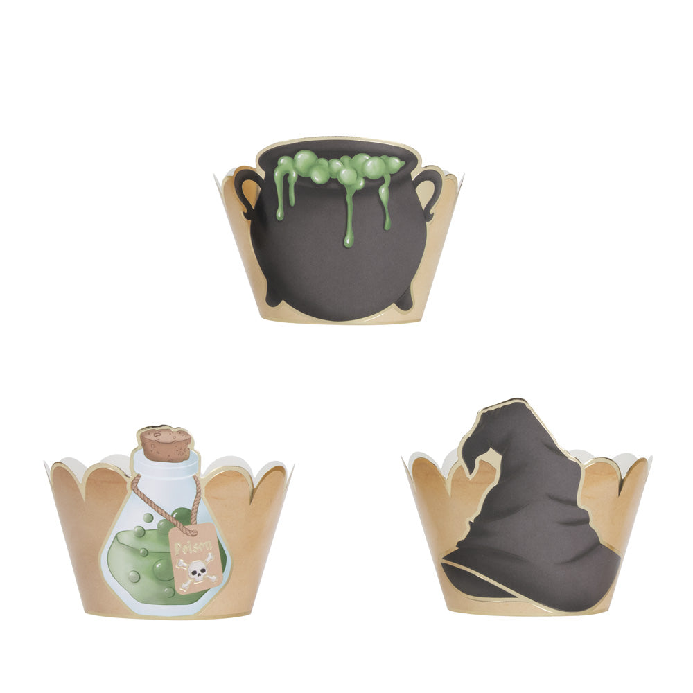 CUPCAKE WRAPPERS APPRENTI SORCIER X 6