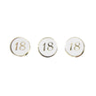 CONFETTIS DE TABLE 18 ANS DORES