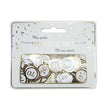 Confettis de table 70 ans dores 5