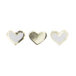 CONFETTIS DE TABLE COEURS BLANCS ET OR