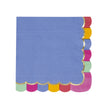 SERVIETTES FESTONNEES 33X33CM BABY LAMA X 16
