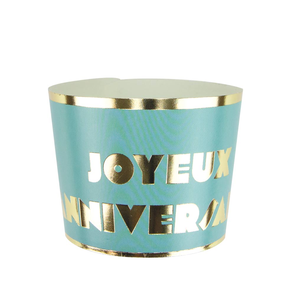 PETITS POTS MULTI JOYEUX ANNIVERSAIRE X 8