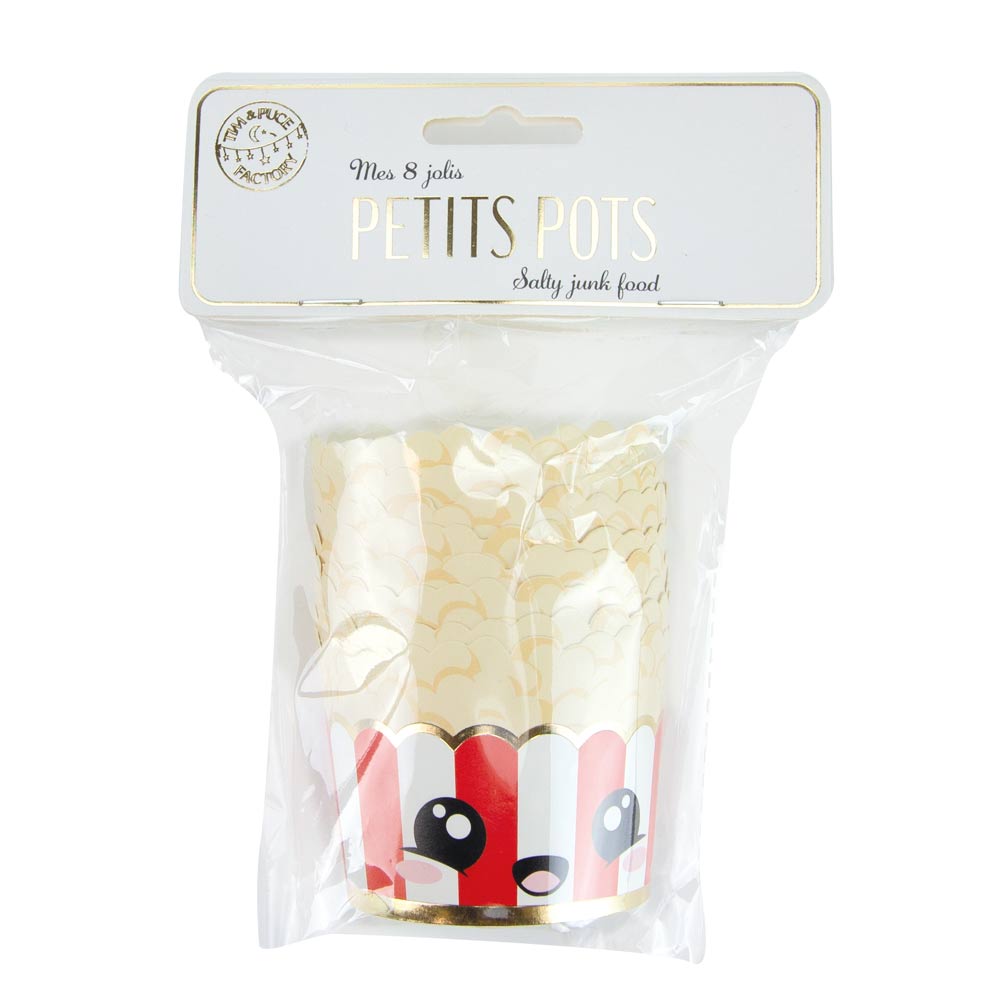 PETITS POTS SALTY JUNK FOOD X 8