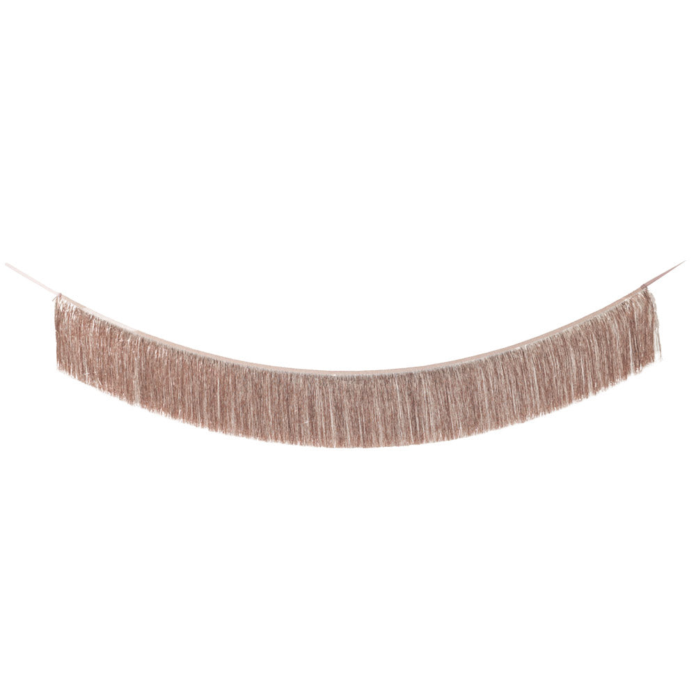 GUIRLANDE FRANGES LAMEES ROSE GOLD