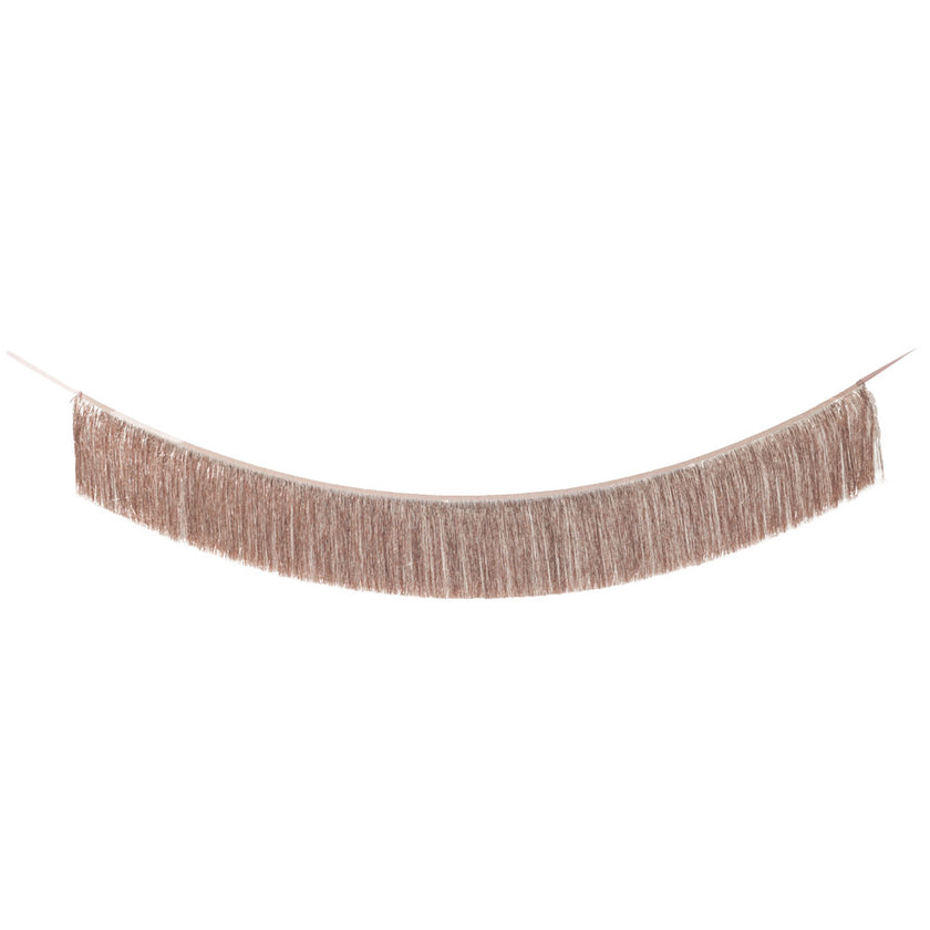 GUIRLANDE FRANGES LAMEES ROSE GOLD