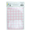 POCHETTES PAPIER VICHY ROSE X 8PCS